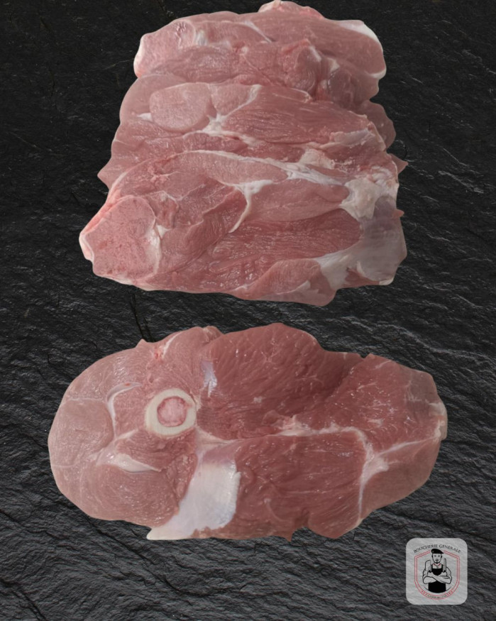 Tranche de gigot avec os