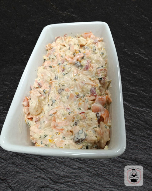 Salade gambas mandarine