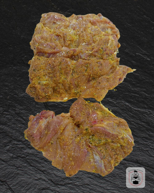 Cuisse de poulet marinée
