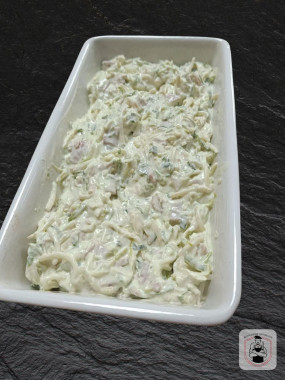 Salade poireau jambon