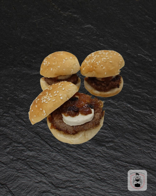 Mini burger foie gras